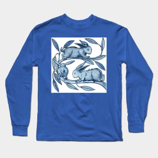 William De Morgan Rabbits Long Sleeve T-Shirt